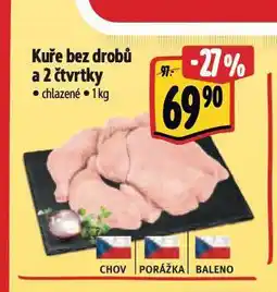 Albert Kuře bez drobů a 2 čtvrtky nabídka