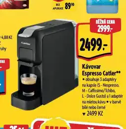 Albert Kávovar espresso nabídka
