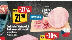 Albert Mistrovská šunka nejvyšší jakosti nabídka