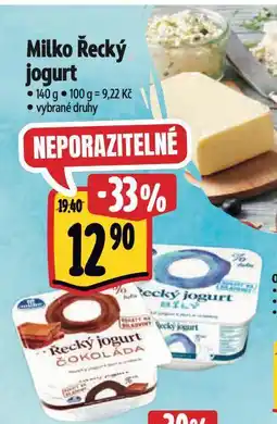 Albert Milko řecký jogurt nabídka