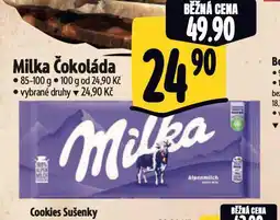 Albert Milka čokoláda nabídka