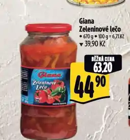 Albert Giana zeleninové lečo nabídka