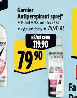 Albert Garnier antiperspirant nabídka