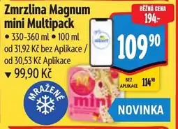 Albert Zmrzlina Magnum mini Multipack nabídka