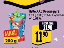 Albert Hello ovocné pyré nabídka