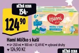 Albert Hami mlíčko s kaší nabídka