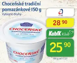 Kubík potraviny Choceňské tradiční pomazánkové 150 g nabídka