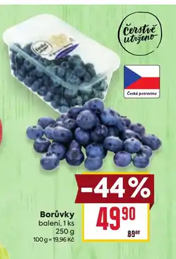 Billa Borůvky nabídka