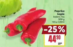 Billa Paprika kapie nabídka