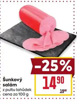 Billa Šunkový salám nabídka
