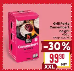 Billa Grill Party Camembert na gril nabídka