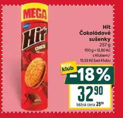 Billa Hit Čokoládové sušenky nabídka