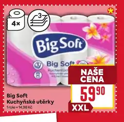 Billa Big Soft Kuchyňské utěrky nabídka