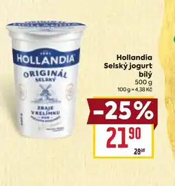 Billa Hollandia Selský jogurt bílý nabídka