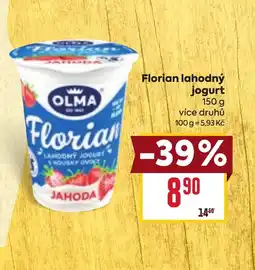 Billa Florian lahodný jogurt nabídka