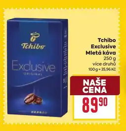 Billa Tchibo Exclusive Mletá káva nabídka