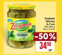 Billa Znojmia Okurky 5-7 cm nabídka