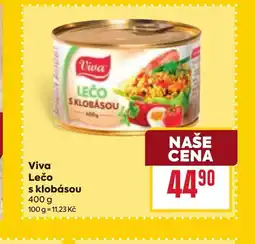 Billa Viva Lečo s klobásou nabídka