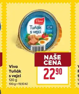 Billa Viva Tuňák s vejci nabídka
