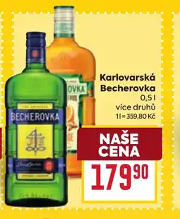 Billa Karlovarská Becherovka nabídka