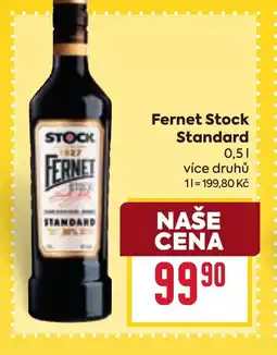 Billa Fernet Stock Standard nabídka