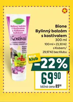 Billa Bione Bylinný balzám s kostivalem nabídka