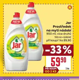 Billa Jar Prostředek na mytí nádobí nabídka