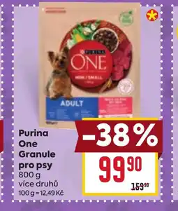 Billa Purina One Granule pro psy nabídka