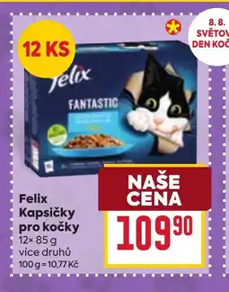 Billa Felix Kapsičky pro kočky nabídka