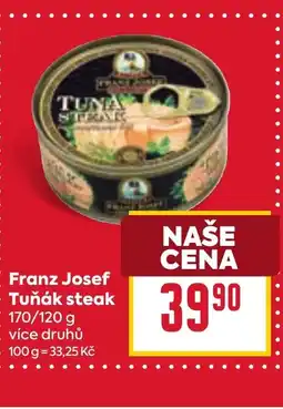 Billa Franz Josef Tuňák steak nabídka