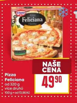 Billa Pizza Feliciana nabídka