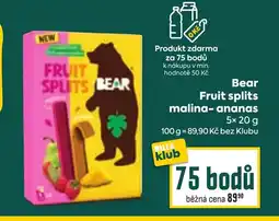 Billa Bear Fruit splits malina- ananas nabídka