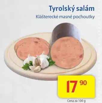 Kubík potraviny Tyrolský salám nabídka