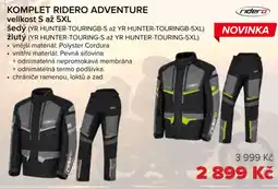 Auto Kelly KOMPLET RIDERO ADVENTURE nabídka