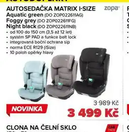 Auto Kelly Autosedačka matrix i-size nabídka