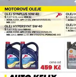 Motorový olej hypersynt 5w-40