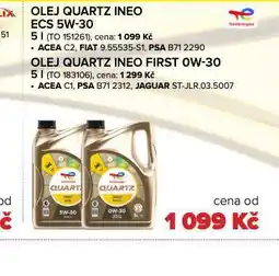 Auto Kelly Motorový olej quartz ineo first 0w-30 nabídka