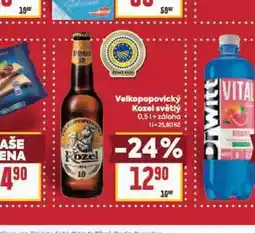 Billa Pivo velkopopovický kozel 10 nabídka