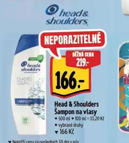 Albert Head & shoulders šampon na vlasy nabídka
