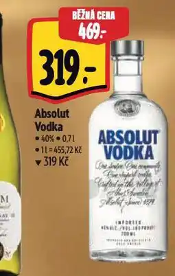 Albert Absolut vodka nabídka