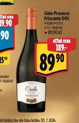 Albert Cielo prosecco frizzante doc nabídka