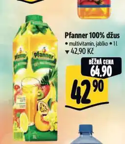 Albert Pfanner 100% džus nabídka