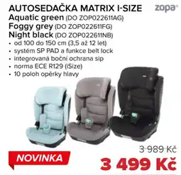 Auto Kelly AUTOSEDAČKA MATRIX I-SIZE nabídka