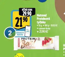 Albert Nutrend proteinová tyčinka nabídka