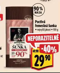 Albert Poctivá řemeslná šunka nabídka