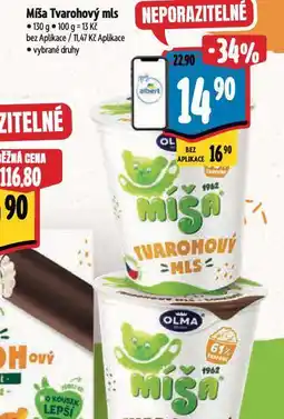 Albert Míša tvarohový mls nabídka