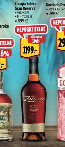 Albert Zacapa solera gran reserva nabídka