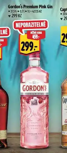 Albert Gordons gin nabídka