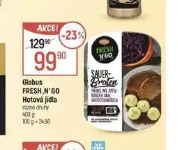 Globus Globus fresh n go hotová jídla nabídka