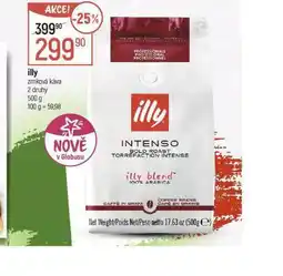 Globus Illy zrnková káva nabídka